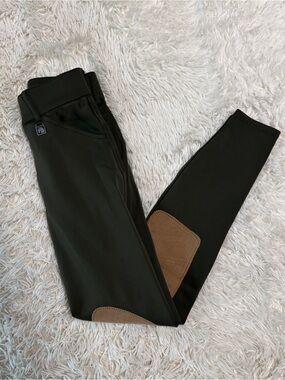 Women’s Size 20R Green Romfh Knee Patch Horseback Riding Breeches